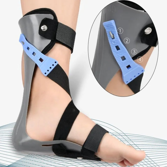 Adjusted Afo Foot Drop Brace Splint Ankle Foot Orthosis Walking with Shoes or Sleeping for Stroke Hemiplegia Ankle Brace Support