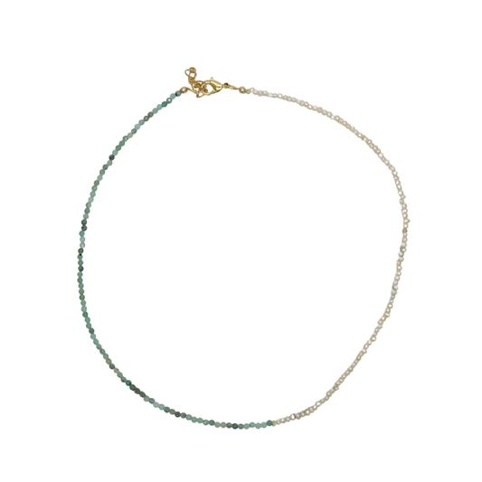 Collier Emmie bi-matière