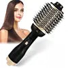 Custom Private Label Hot Selling 3 in 1 Hot Air Brush for Women Travel Hair Dryer Brush With LED Display