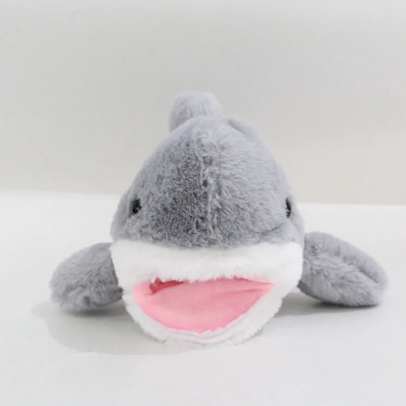 Cartoon Student Stationery Bag Plush Jaws Shark Pencil case