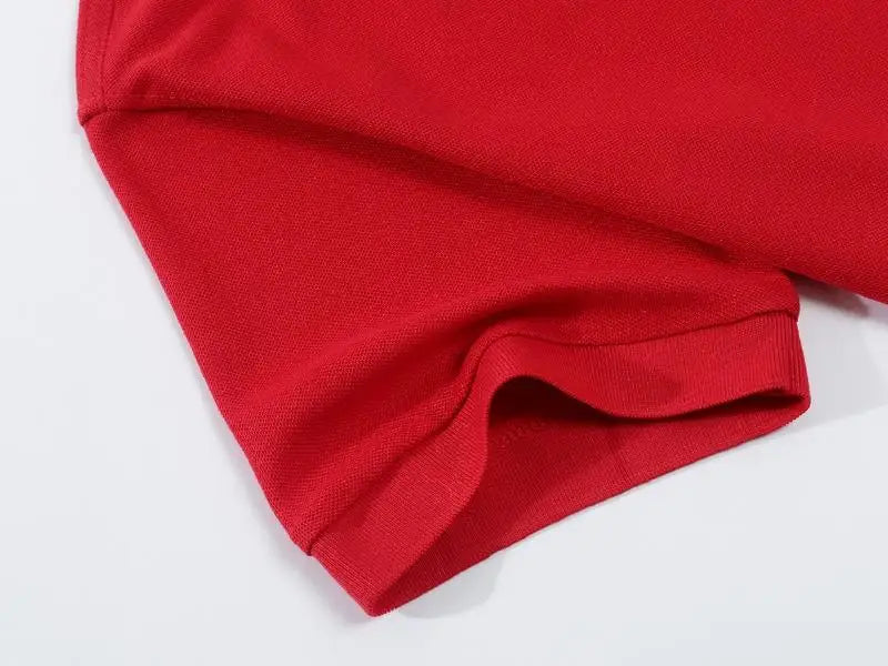 Custom Logo Polo Shirt For Men And Women Summer Short Sleeve Shirts Text Photo Print Professional Breathable Tops