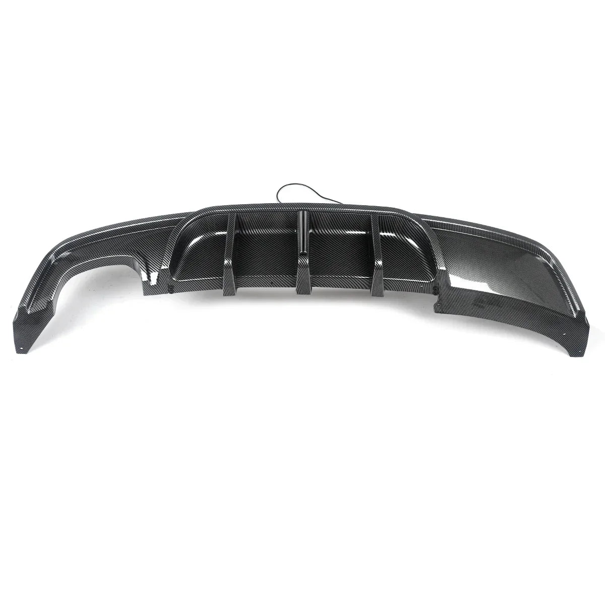 Rear Diffuser Bumper for BMW 1Series E82 Coupe 135i M Sport Carbon Look F1 Style E82 Rear Lip with Light