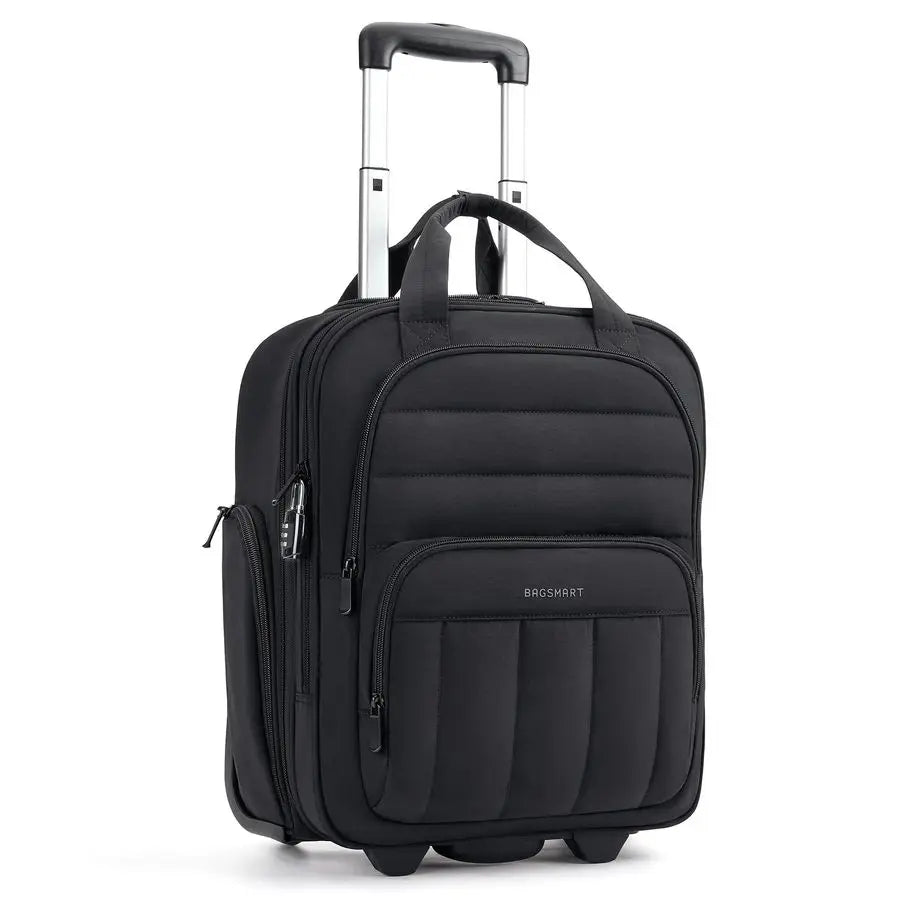 Underseat Carry on Luggage with Wheels, 16inch Under Seat Luggage, Lightweight Travel Luggage Travel Suitcase for Women, Persona