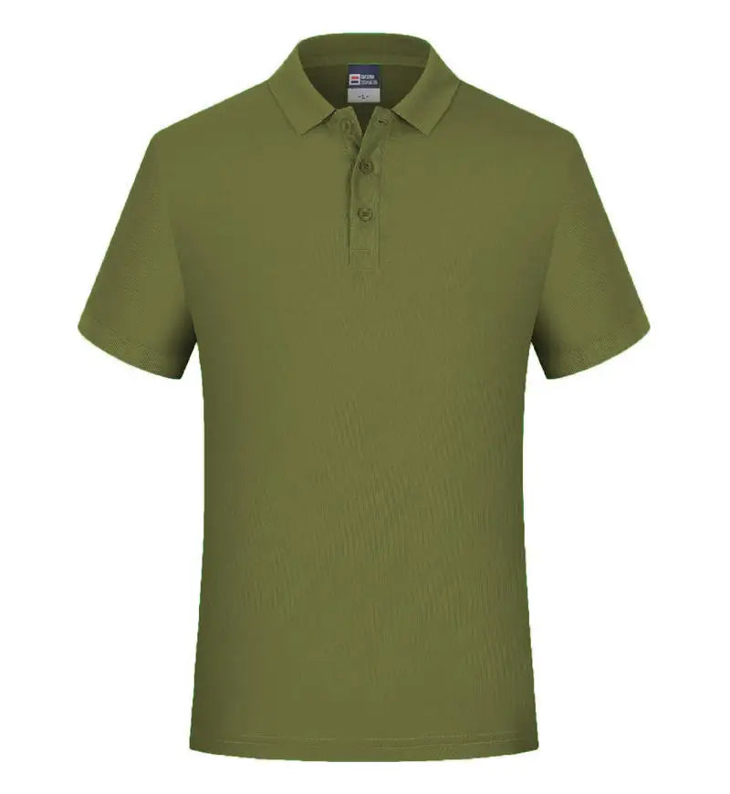 Custom Logo Polo Shirt For Men And Women Summer Short Sleeve Shirts Text Photo Print Professional Breathable Tops