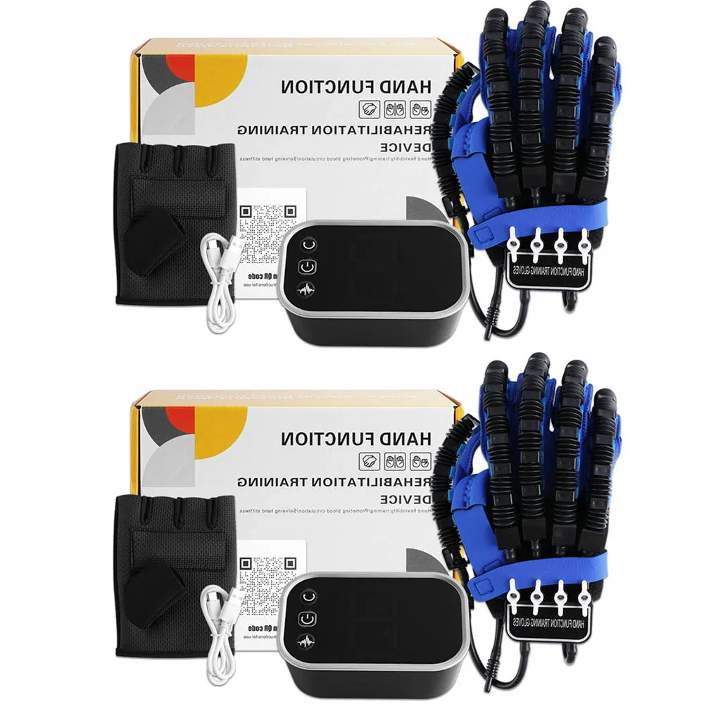 2set/1set Intelligent Massage Gloves Robot Rehabilitation Gloves for Stroke Hemiplegia Hand Function Recovery Finger Trainer