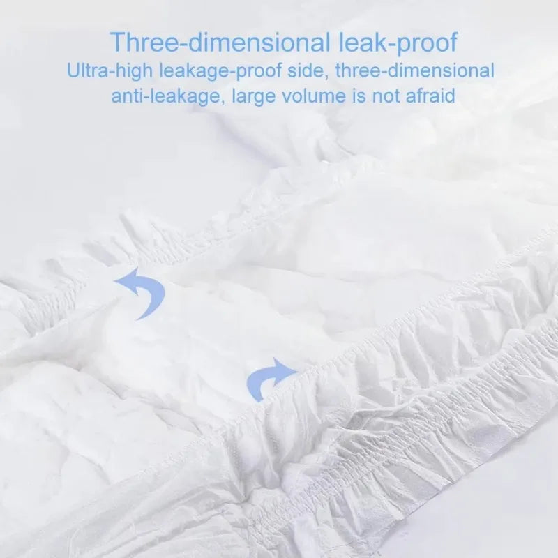 Adult Anti Side Leakage Disposable Adults Diaper Elderly Puerpera Incontinence Urinal Diaper Physiological Pant Safety Underwear