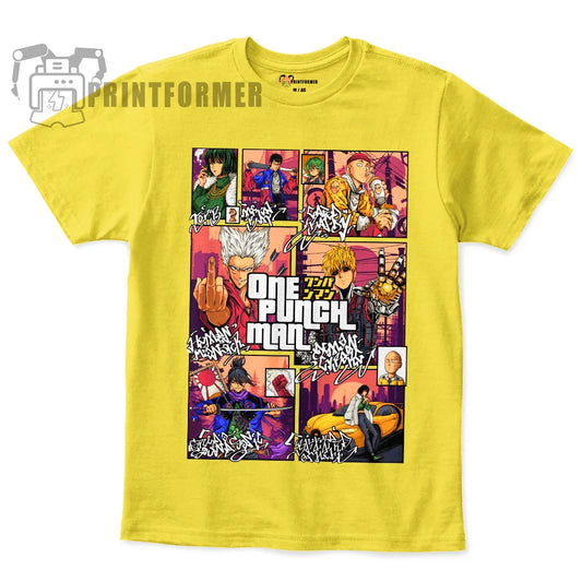 Tatsumaki T-shirt One Punch Man Anime Manga Villain Kawaii Funny Gift Shirt 100 Cotton