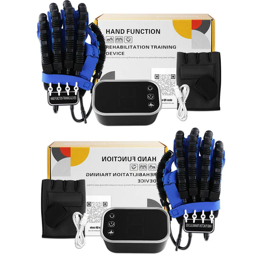 2set/1set Intelligent Massage Gloves Robot Rehabilitation Gloves for Stroke Hemiplegia Hand Function Recovery Finger Trainer