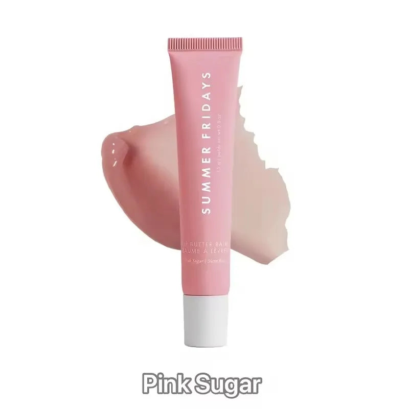 Summer Fridays Lip Balm Moisturizing Mirror Lip Gloss Lip Vanilla Pink Sugar Coffee Cake Smell Lipstick Transparent Makeup Oil