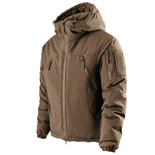 Foreign trade solid color casual hooded stand up collar jacket men's outdoor winter new item cotton coat thick anti cold clothin