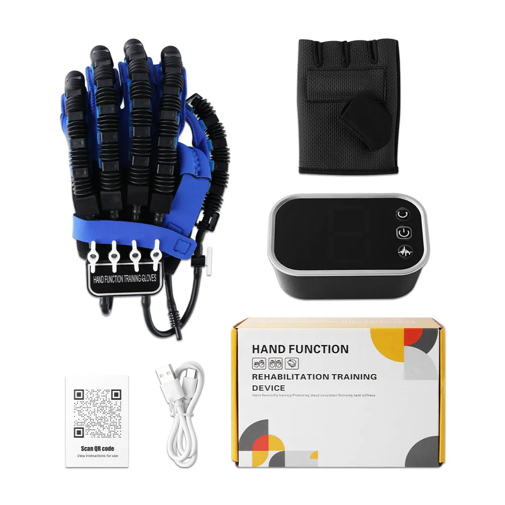 2set/1set Intelligent Massage Gloves Robot Rehabilitation Gloves for Stroke Hemiplegia Hand Function Recovery Finger Trainer