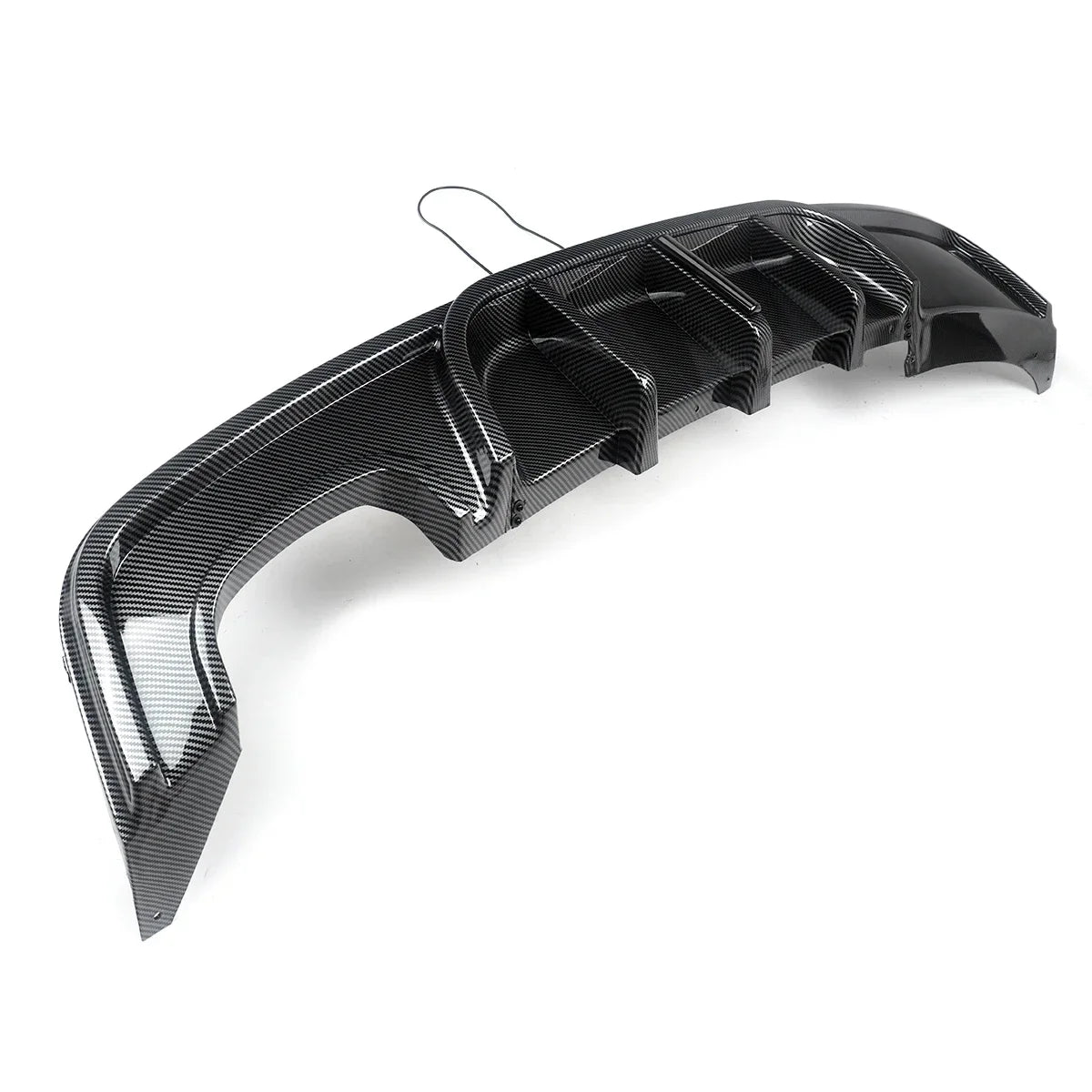 Rear Diffuser Bumper for BMW 1Series E82 Coupe 135i M Sport Carbon Look F1 Style E82 Rear Lip with Light