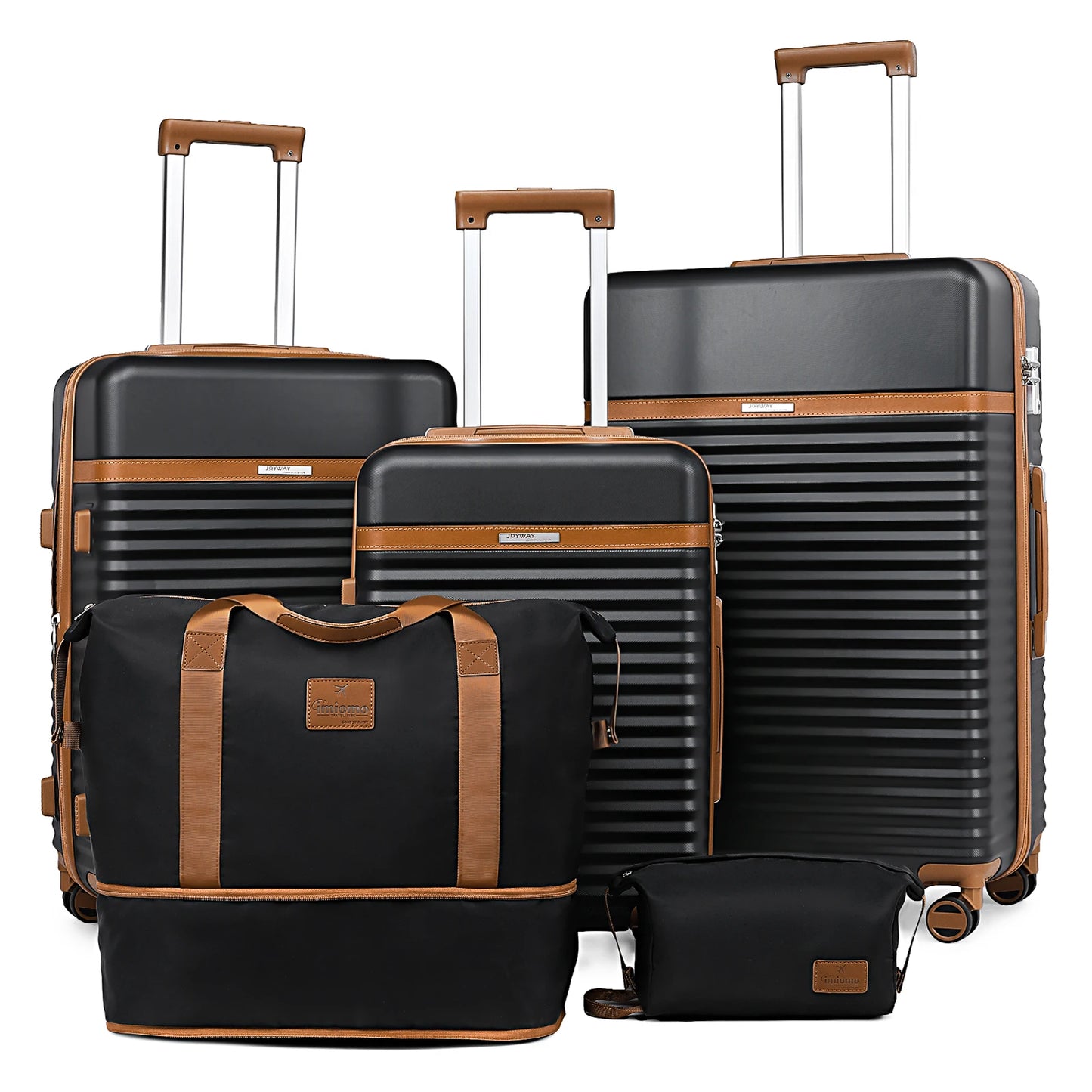 Travel Luggage Suitcase Set, Expandable Lightweight Carry on Suitcase with Duffel Bag,Toiletry Bag,TSA Lock,Spinner Wheels