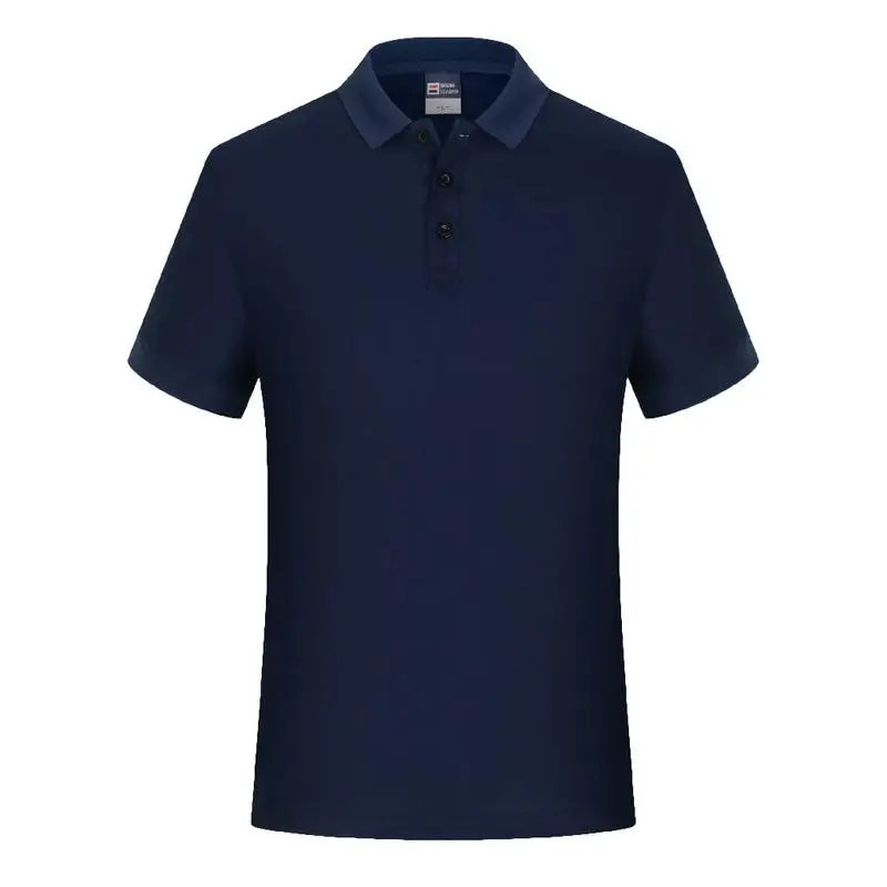 Custom Logo Polo Shirt For Men And Women Summer Short Sleeve Shirts Text Photo Print Professional Breathable Tops