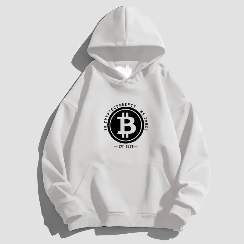 2025 Bitcoin Digital Currency Blockchain Men's Spring Luxury Casual Hoodie Loose Long sleeved Sports Top WK