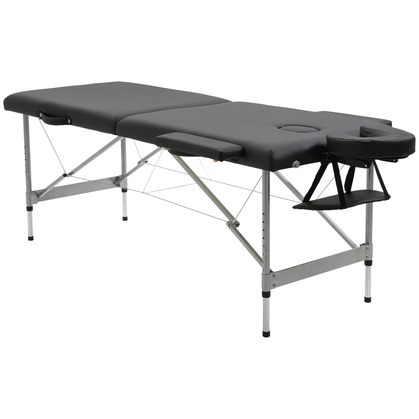 Homcom Folding Massage Table with Adjustable Height 186X71X62-83 cm