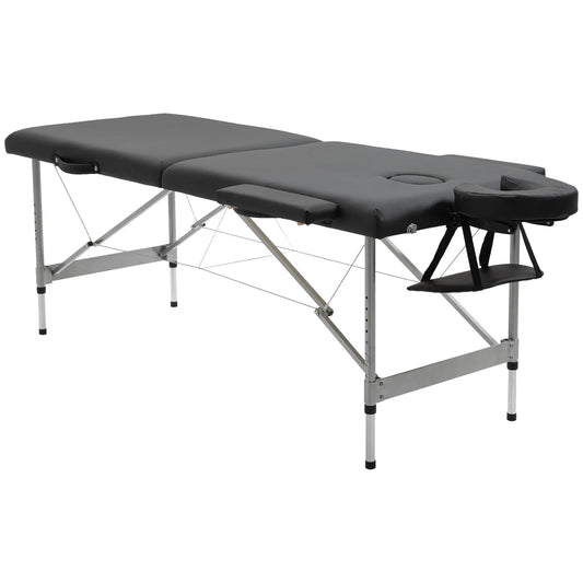 Homcom Folding Massage Table with Adjustable Height 186X71X62-83 cm
