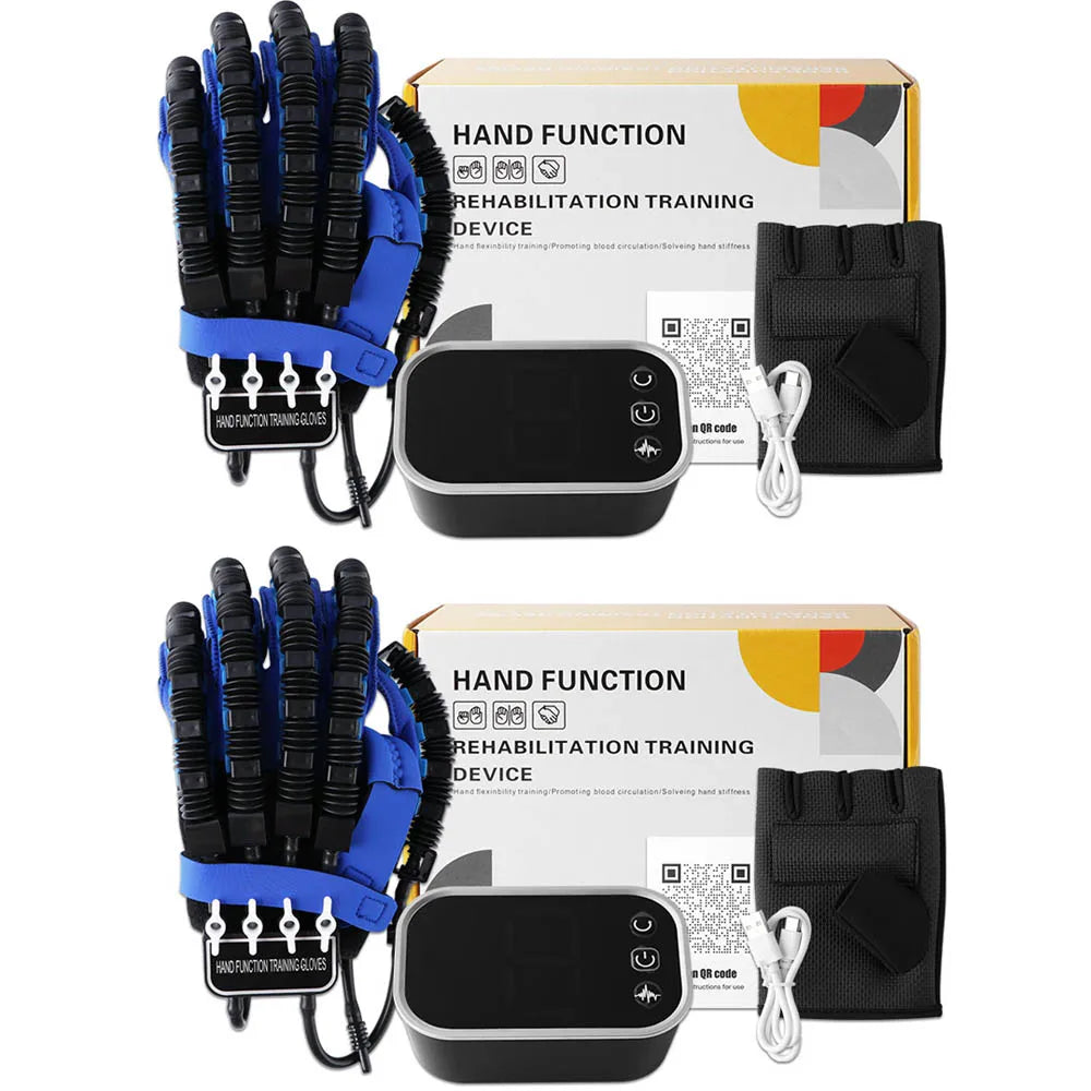 2set/1set Intelligent Massage Gloves Robot Rehabilitation Gloves for Stroke Hemiplegia Hand Function Recovery Finger Trainer