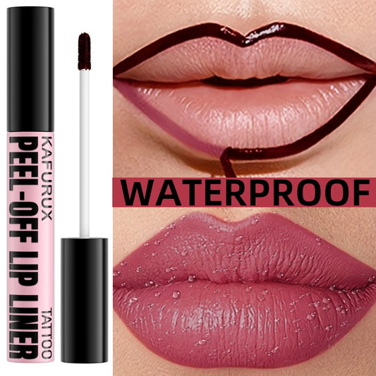 7 Colors Waterproof Peel Off Lip Stain Reveal Long Lasting Pink Red Lip Tint Transfer Proof Natural Lip Glaze Makeup Gifts