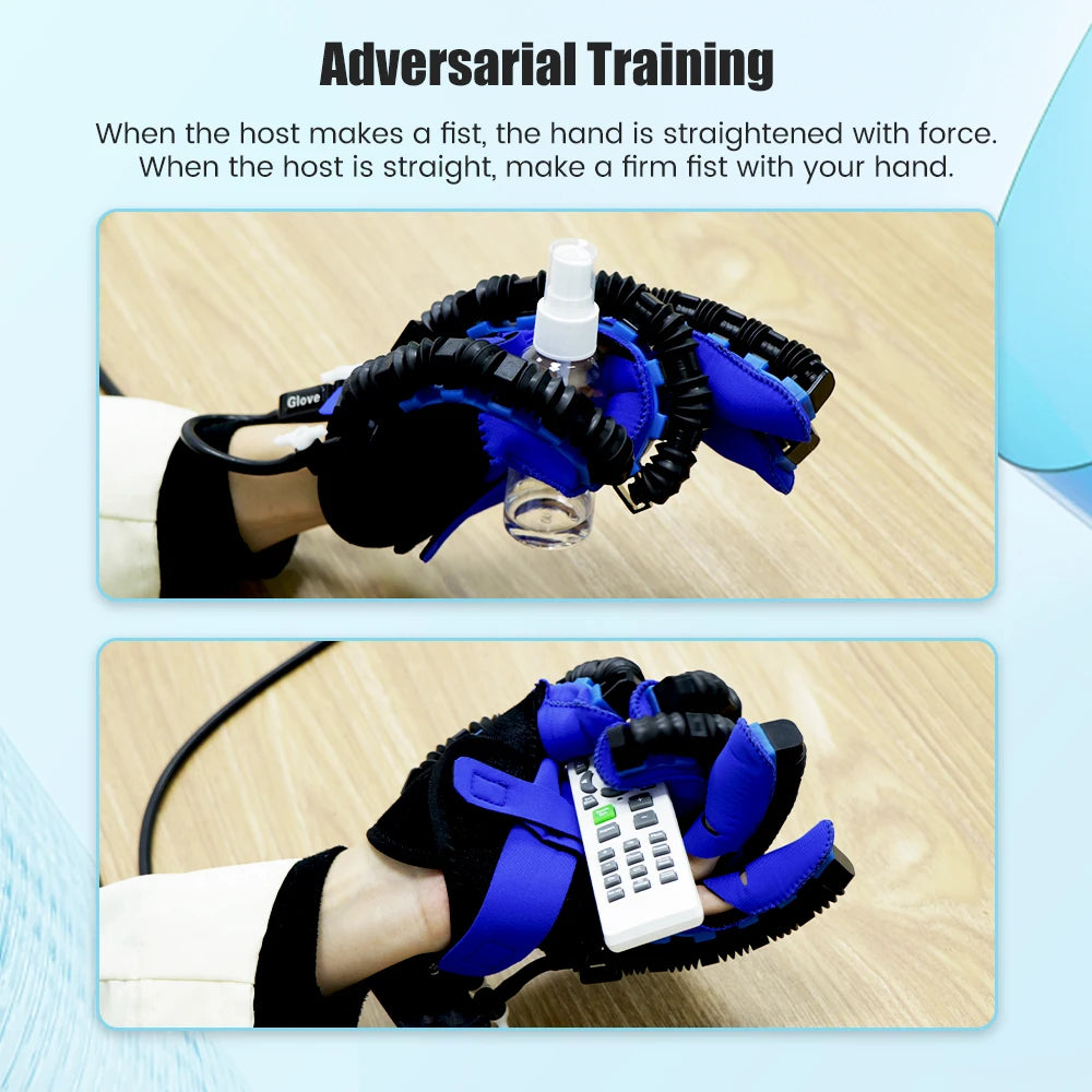 2set/1set Intelligent Massage Gloves Robot Rehabilitation Gloves for Stroke Hemiplegia Hand Function Recovery Finger Trainer