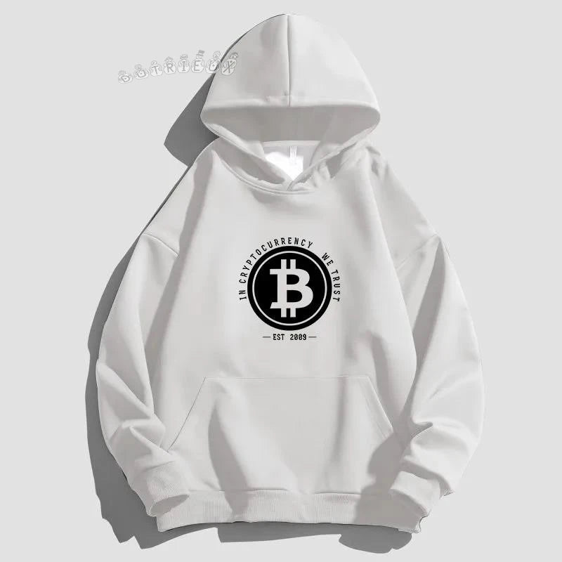 2025 Bitcoin Digital Currency Blockchain Men's Spring Luxury Casual Hoodie Loose Long sleeved Sports Top WK