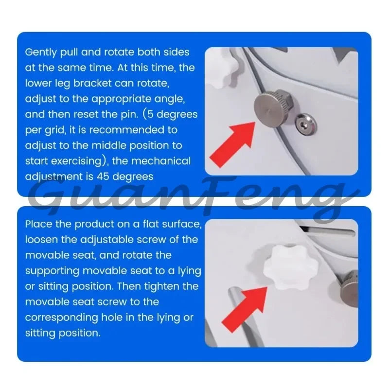 Ankle Rehabilitation Training Deivce Ankle Joint Training Brace Foot Ankle Support Fixation Lower Limbs Exerciser for Stroke