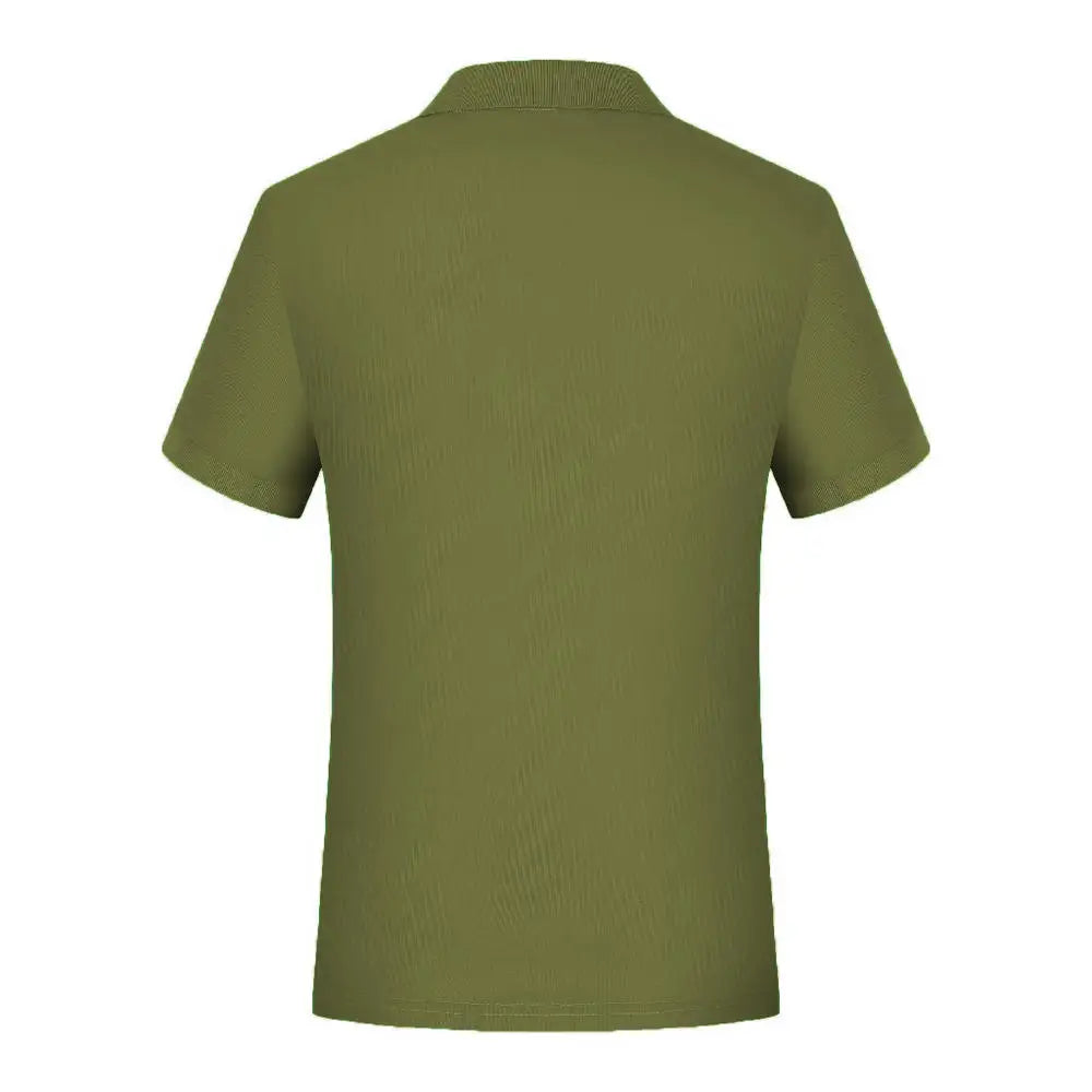 Custom Logo Polo Shirt For Men And Women Summer Short Sleeve Shirts Text Photo Print Professional Breathable Tops