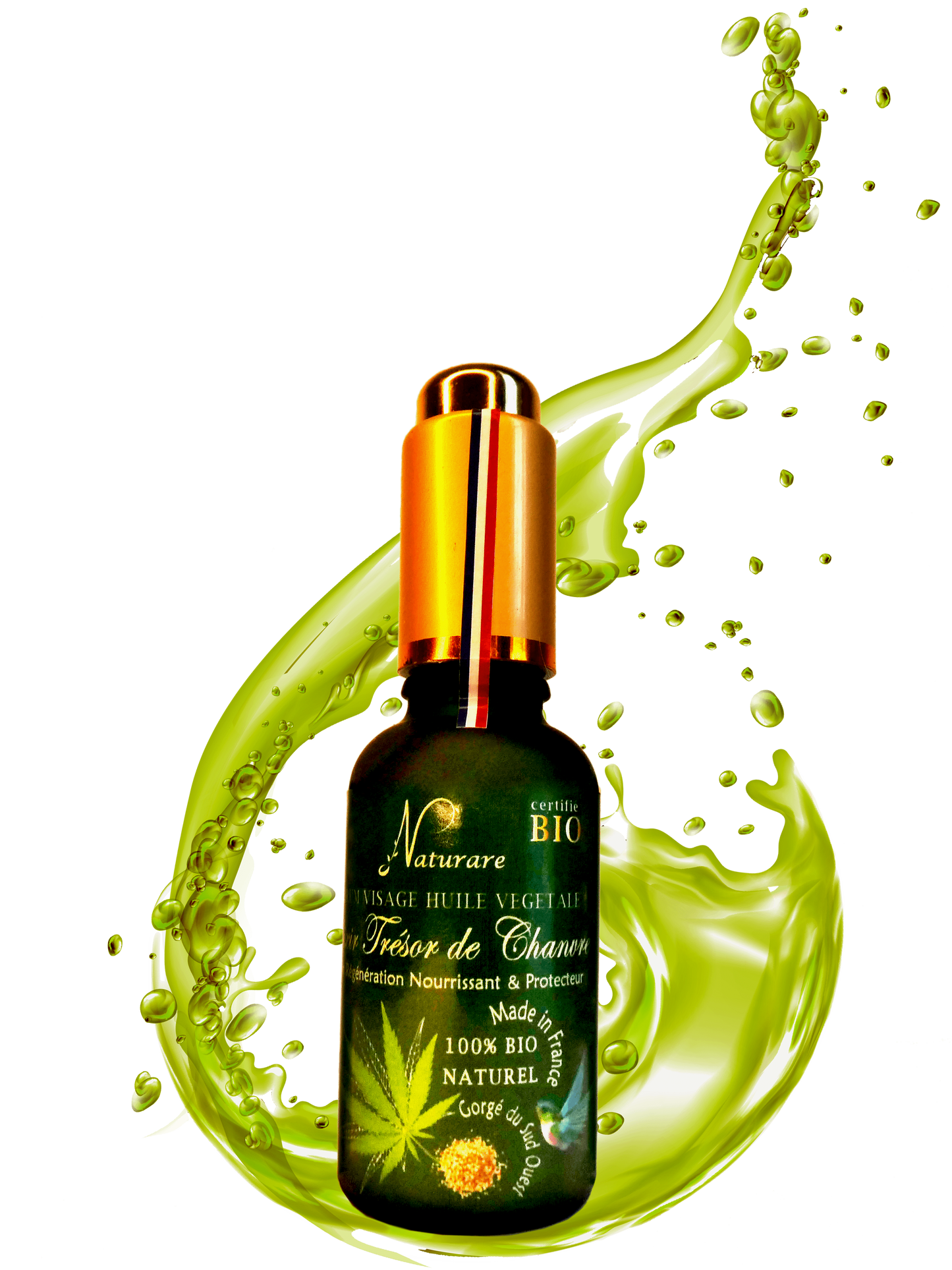 ELIXIR TRESOR DE CHANVRE BIO - Sérum Huile Végétale Complément Alimentaire