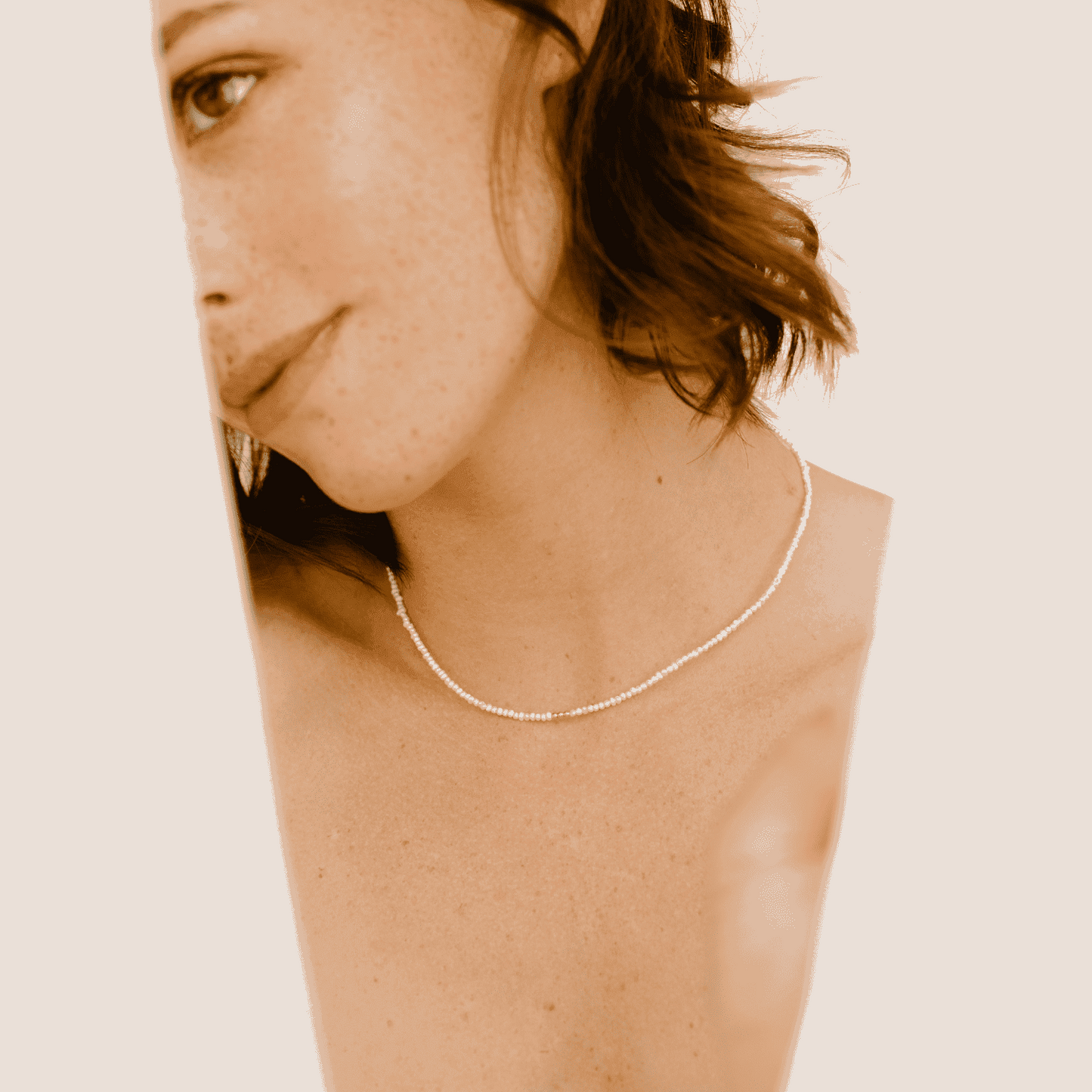 Collier Maggie en perles